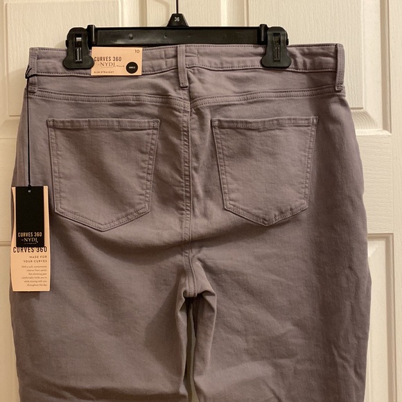 NYDJ Slim Straight Ankle Jean Gray - Picture 3 of 5